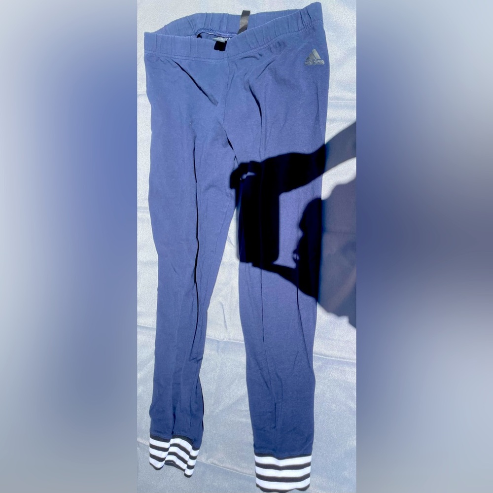 Adidas Leggings - Navy- Large